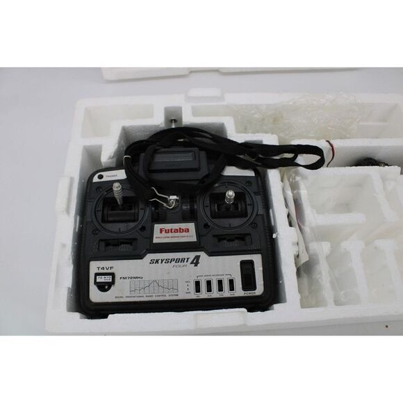 Vintage Futaba Skysport 4 Channel Radio Control RC 4VF-FM RX R127DF CH 54 - Picture 2 of 5